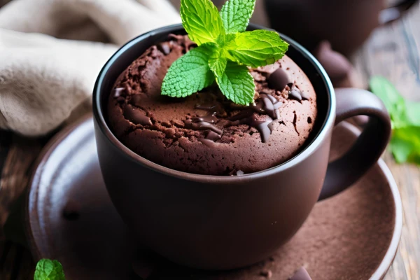 Brownie taza microondas