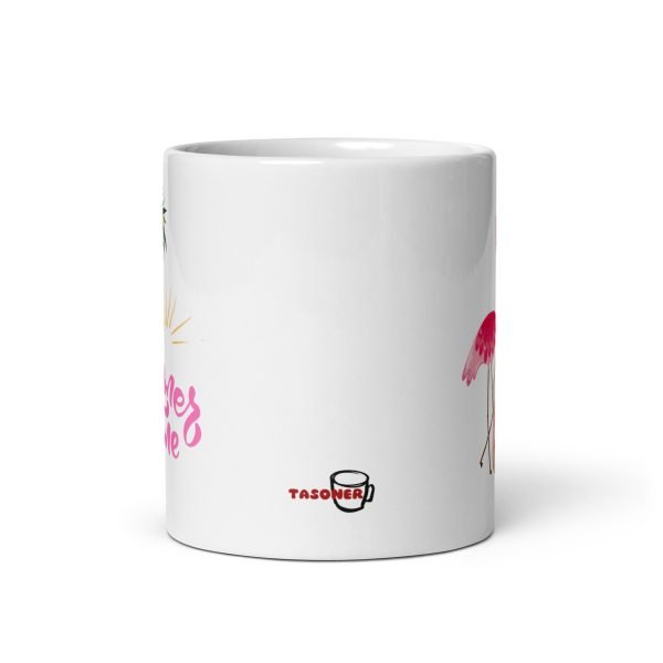 taza veraniega flamencos