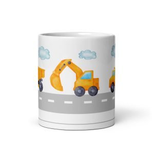 taza infantil con vehiculos