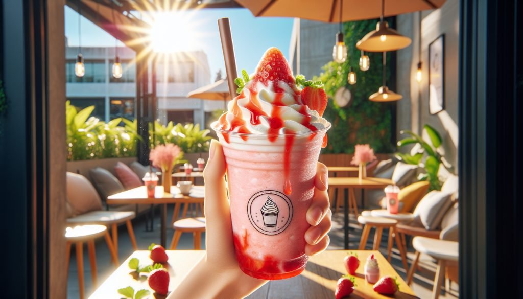 frappe de fresa Starbucks